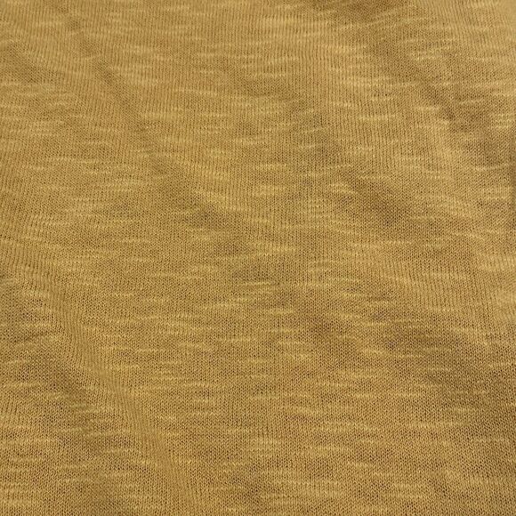 Eileen Fisher Petite Sm Sweater Open Cardigan Cotton Linen Slub Knit Yellow - Picture 4 of 8